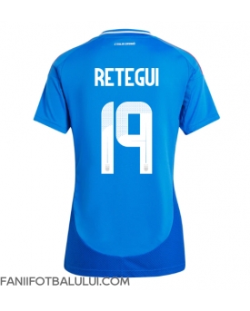 Italia Mateo Retegui #19 Echipament de Fotbal Replică European 2024 Femei Acasa